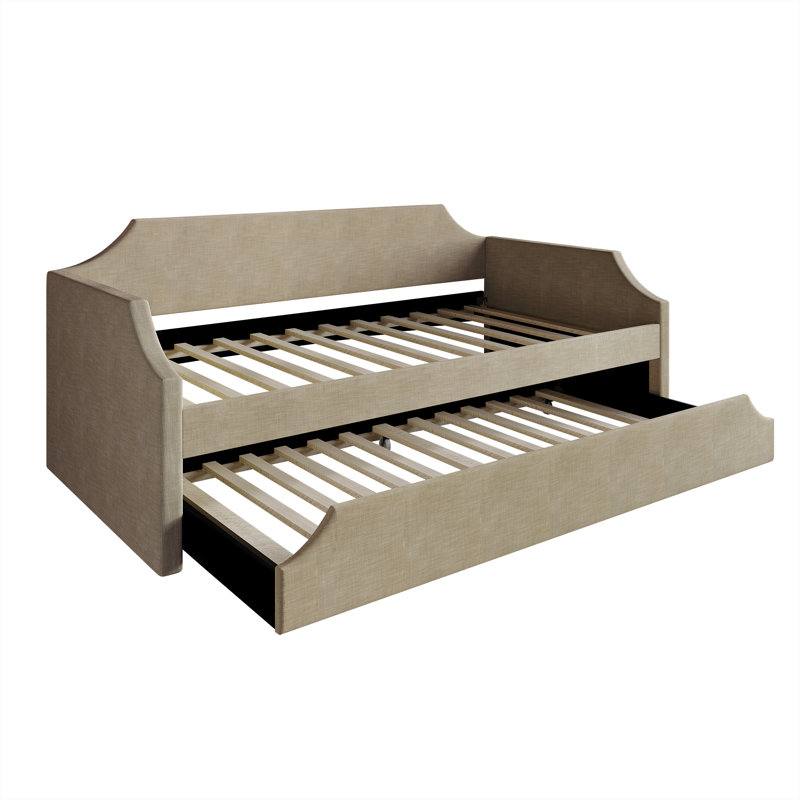 CasePiece Upholstered Daybed with Trundle Wayfair